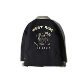 May club -【WESTRIDE】WR MC CAR COAT BLK